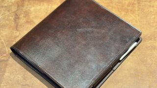クロッキーブック（SQサイズ）本革カバー【オーダーメイド実績