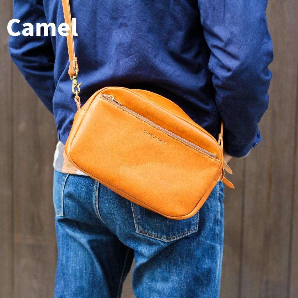 本革ショルダーバッグ”Wapper”