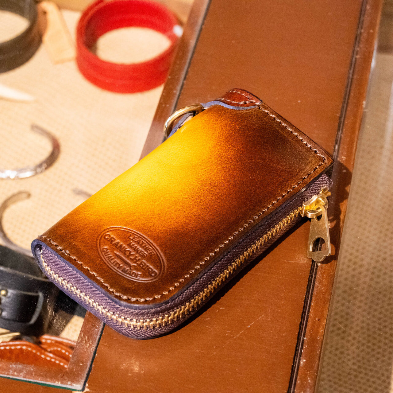 スマートキーケース"GROUND GRADATION"オレンジ