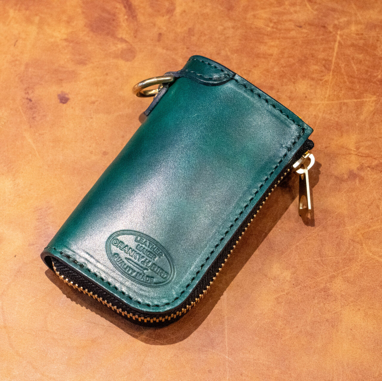 スマートキーケース"GROUND ANTIQUE"グリーン