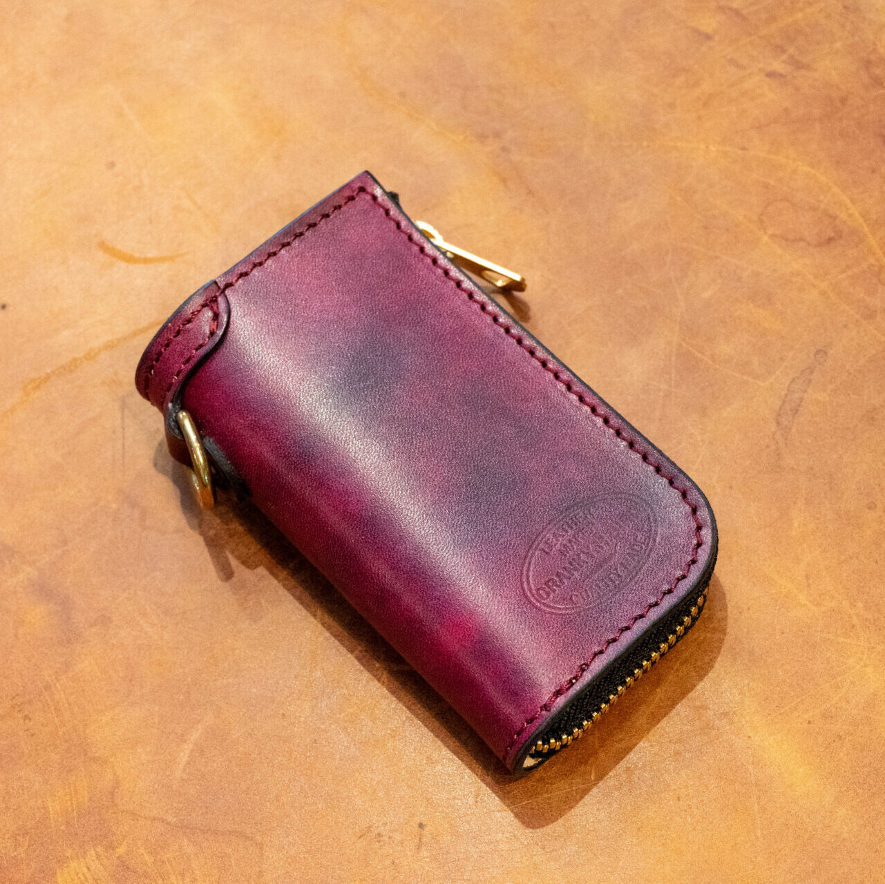 スマートキーケース"GROUND ANTIQUE"パープル